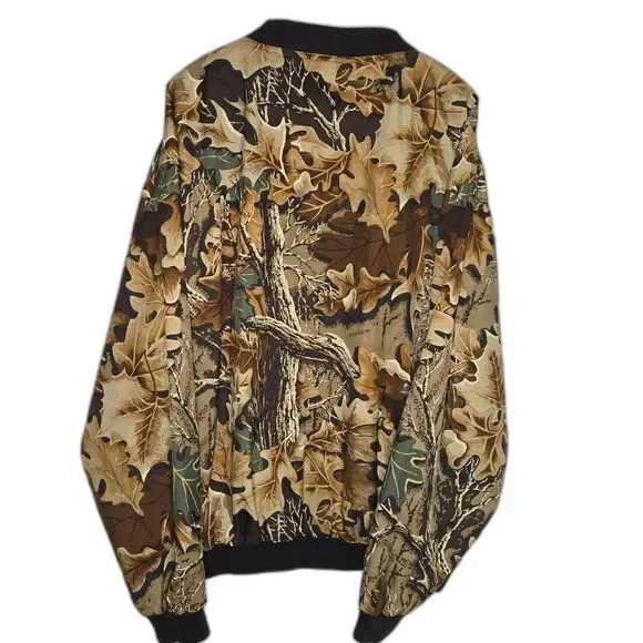 Vintage Wrangler Rugged Wear Advantage Camo Pullover Slicker Men's Size XXL 90s - Picture 2 of 7